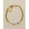 Bracelet élégance péridot & cristal de roche