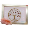 Cadre arbre de vie jaspe rouge