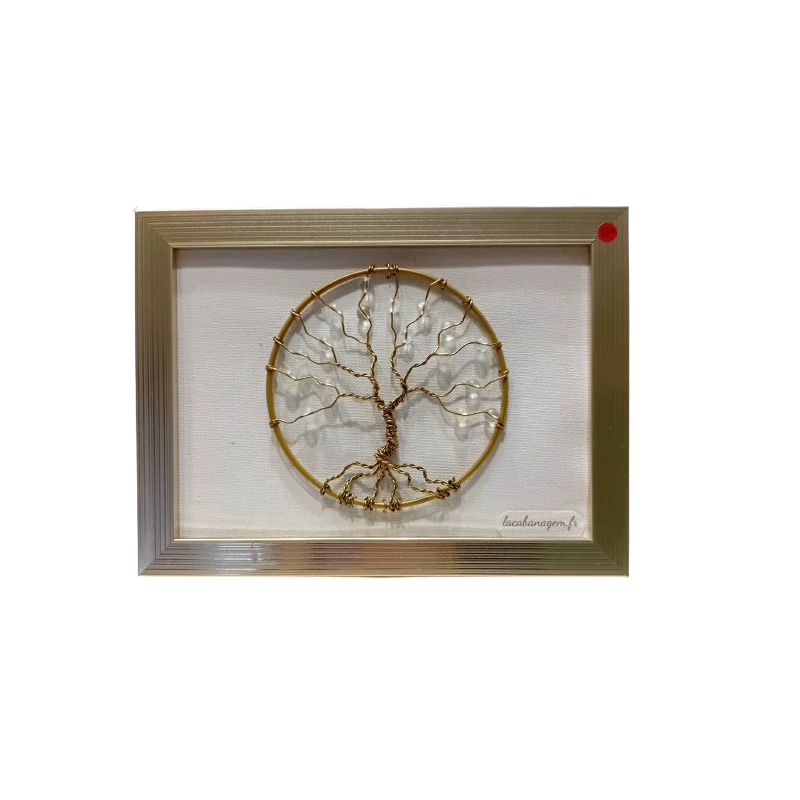 Cadre arbre de vie citrine