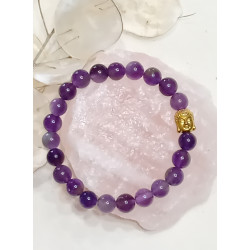 Bracelet améthyste bouddha...
