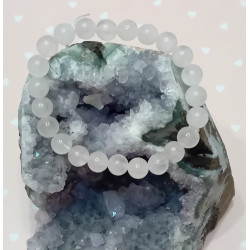 Bracelet enfant quartz rose  6 mm