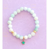 Bracelet enfant amazonite étoile bleue 6 mm