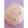 Bracelet enfant amazonite étoile bleue 6 mm