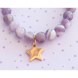 Bracelet enfant améthyste 6...