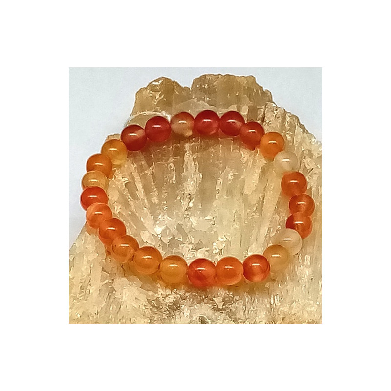 Bracelet enfant cornaline 6 mm