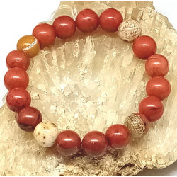 Bracelet enfant jaspe rouge...