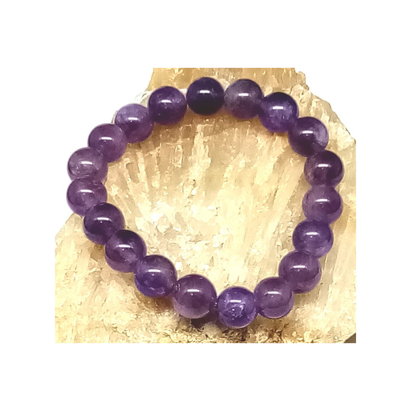 Bracelet enfant améthyste 8 mm