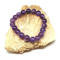 Bracelet enfant améthyste 8 mm