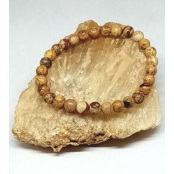 Bracelet jaspe paysage 6 mm