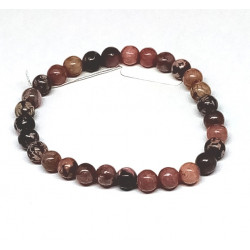 Bracelet rhodonite 6 mm