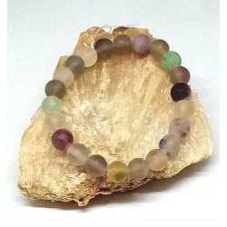 Bracelet fluorite 8 mm