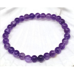 Bracelet améthyste 6 mm