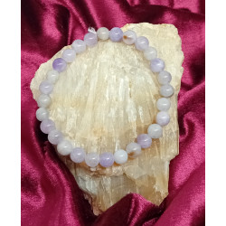 Bracelet améthyste 6 mm