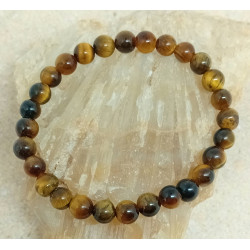 Bracelet œil du tigre 6 mm