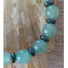 Bracelet aventurine hématite