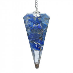 Pendule orgone lapis lazuli