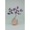 Arbre de vie améthyste quartz rose