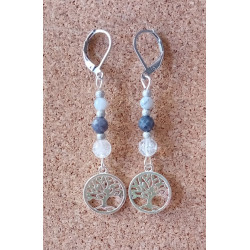 Boucles d'oreilles saphir...