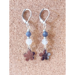 Boucles d'oreilles saphir...