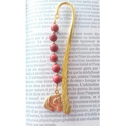 Marque pages jaspe rouge...