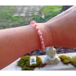 Bracelet rhodochrosite et...