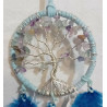 Mini attrape rêves porte bonheur fluorite