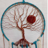 suspension arbre de vie cornaline