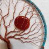 suspension arbre de vie cornaline