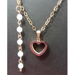 Pendentif cœur acier...