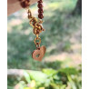 Bracelet Élégance – Rubis, Opale rose & Cristal de roche