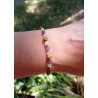 Bracelet élégance – améthyste & Cristal de roche